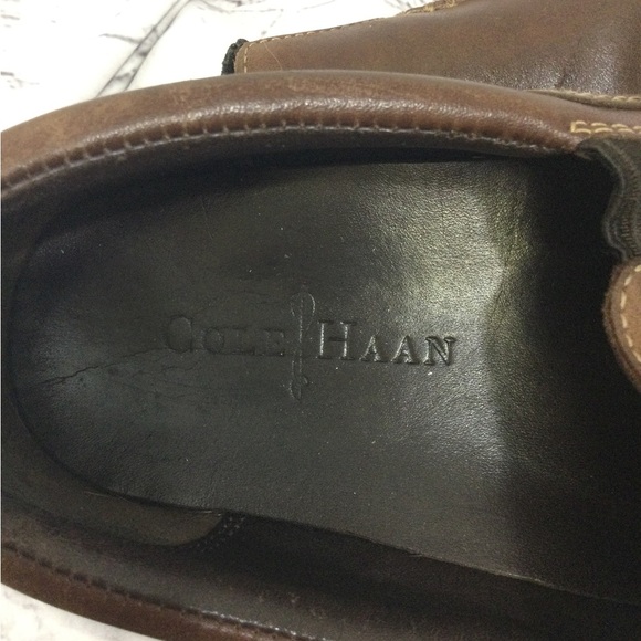 Cole Haan Leather Men's Tucker Venetian Loafer French Roast Style C04059 Size 11 - Picture 10 of 10